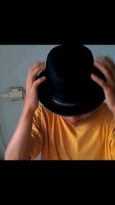 Topi Laken pria/Topi pedora pria/bahan kulit asli domba/topi fedora  zazz Dewasa/Topi laken original/Bahan Kulit Domba Asli/Made in Garut/Kualitas terjamin ori