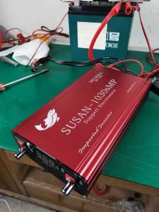 SUSAN 1030SMP 2500W DC12V Electric Fish Shocker Stunner Ultrasonic Inverter Electro High Power Fisher Tilapia Fishing Machine for River Side Reservoir Side Fields Ponds