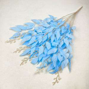 Daun Willow Cabang 5 - bunga artificial import murah - hiasan import murah - hiasan Dekorasi - daun zaitun hiasan plastik - daun eucalyptus