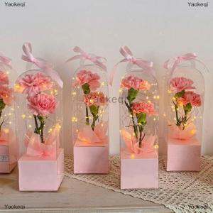 [COD] Yaokeqi Transparent Rose Flower Box Plastic Cake Packaging Box Florist Wrapping Boxes
