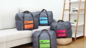 Versatile Folding Travel Storage Bag Nylon Toiletries Pouch Great for Organizing Clothes Shoes Cosmetics Accessories