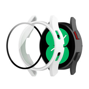 Case+Tempered Glass for Samsung Galaxy Watch 7 40mm 44mm Screen Protector Coverage Bumper Case Galaxy Watch 6/5/4 40mm 44mm Smart Watch Case