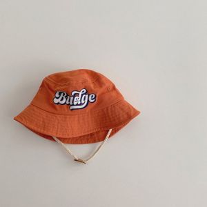LIAND Baby Letter Bucket Cap Boys Girls Children Children Fisherman Caps Korean Travel Visor Sunhat Kids