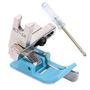 SAVVYSHELF 0.1-0.8cm Width Adjustable Sewing Machine Presser Foot KT-18 Plastic Sewing Presser Foot  With Plastic Presser Foot Base Press Foot Oxford Edge Guide for Industrial Sewing Machine Parts
