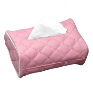 PU Leather Car Tissue Holders Spacious Designs Versatile Car Tissue organizes Small Perfect for Any Vehicle Interior