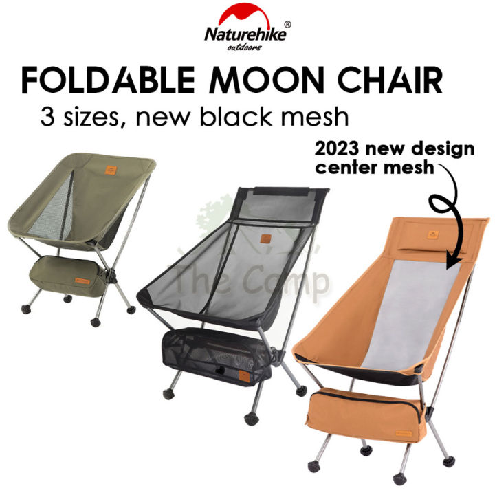 Naturehike 2024 UPGRADED Portable Moon Chair with Head Rest Outdoor