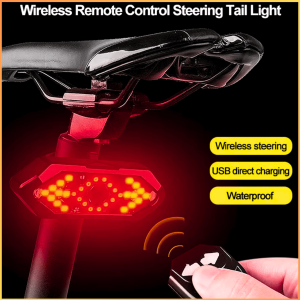 COD KIRIM CEPAT WASAFIRE Lampu Rem Belakang Sepeda Sein LED Charger Anti Air 900mAh Remote Control