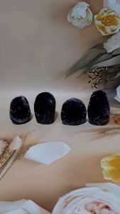 KRISTAL SG: Emperor Amethyst Mini Thumb Geode. 迷你帝王紫晶镇 E5/E6/E7/E8