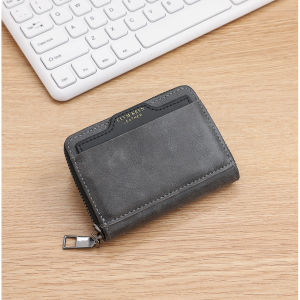 Tasbagshop12 Card Slots Leather Credit Card Case Mini ID Card Holder Small Purse For Man Slim Mens Wallet Cardholder