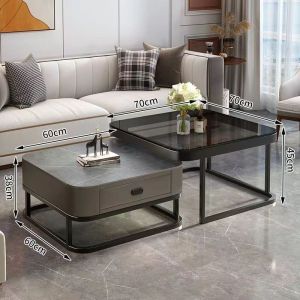 [SG Sellers] Coffee Table Square Slate Small Apartment