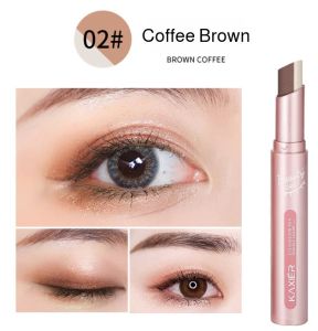Gradient Two-Color Lazy Eye Shadow Stick Eye Retouching Stereo Gradient Shimmer Eye Shadow Pen Long-Wearing Waterproof