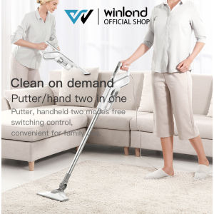 Winland【Ready Stock/bisa COD】Vacuum cleaner Penyedot Debu Genggam Handheld Vacuum Cleaner Hisap hebat Great suction 2 in1 SV11 Cangkir Debu XL Ringan Sempurna untuk Pengambilan Rambut Hewan Peliharaan Diubah menjadi Vakum Tangan