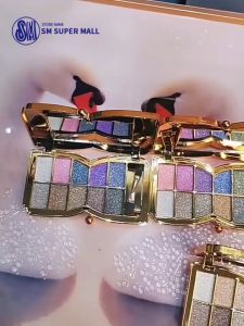 【SM Mall】10 Pan Extreme Sparkle Diamond Eyeshadow Palette Glitter Pearl Metallic Shimmer Waterproof Sweat Proof For Party Dramatic Eye Makeup High Impact Pigment Non Creasing Ultra Shiny Packaging