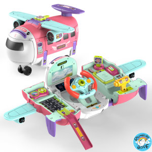 LOCAL SELLER 🇸🇬【Ready Stock】Airplane Toys For Boys Girls Childrens Toy Airplane/ Airplane Car Toy with Piggy Bank变形飞机