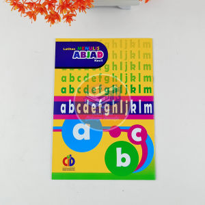 Buku Latihan Menulis Abjad dan angka Kecil Belajar Menebalkan Huruf Untuk Anak Paud TK SD 32Halaman