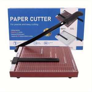Paper Cutter Heavy Duty 12" Cut Length Professional Paper Trimmer 10-Sheet Capacity Guillotine Paper Cutter For CardstockPhoto Safety Efficience Wide Use For Office School Home