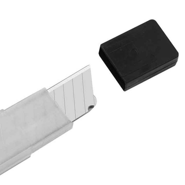 Hộp 10 lưỡi dao rọc giấy đa năng thép bản to 18mm x 100mm, lưỡi dao trổ ...