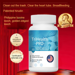 A Bottle of Blood Pressure Capsules Blood Vessel Cleanup Balance Capsules Blood Vessel Cleaner