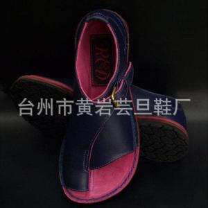 Free Shipping Plus-Size WomenS Sandals New Style Retro Solid-Color Flat Sandals