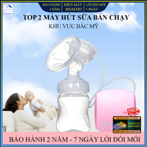 Máy hút sữa điện đơn cao cấp đa chức năng 9 cấp độ hỗ trợ tối đa mẹ và bé trong những ngày đầu sau khi sinh tặng kèm ngoáy tai phát sáng bảo hành 2 năm lỗi 1 đổi 1 trong 7 ngày