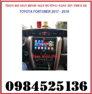 Combo màn hình O.LED C2 WIFI RAM 1/ ROM 16 kèm mặt dưỡng 9 inch dây nguồn zin cho xe TOYOTA FORTUNER các đời 2017-2019 cửa hàng bán phụ kiện xe ô tô đầu dvd trên ô tô phụ kiện đồ chơi oto giá rẻ màn hình ô tô cao cấp