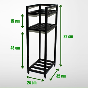 3/4/5 Layer Water Gallon Rack Water Mineral Rack stand Heavy Duty Water Dispenser Stand Carbon Steel Kitchen Double Organizer Space Saver Organizer Storage Rack