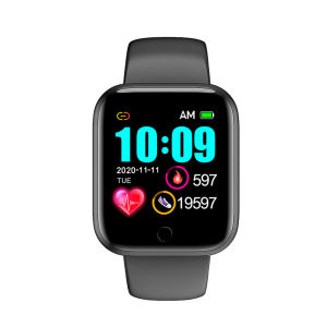 [Beli 1 Gratis 1] SmartWatch D20s Sport Tahan Air Bluetooth Smart Watch Pelacak Kebugaran Gelang Pedometer Heart Rate