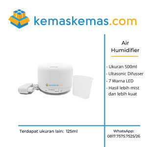 Ultrasonic Air Humidifier 500ml / Aromatherapy Diffuser 7 Color LED