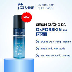 Tinh chất dưỡng da Dr.FORSKIN 7in1 Dưỡng Sáng Kiềm Dầu cho nam 120ml