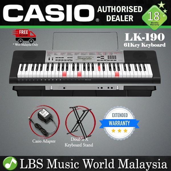 CASIO LK-190 61 Key Lighting Portable Keyboard Electronic Piano