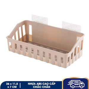 Combo 2 kệ để đồ dán tường cho phòng tắm và nhà bếp (Giao màu ngẫu nhiên )