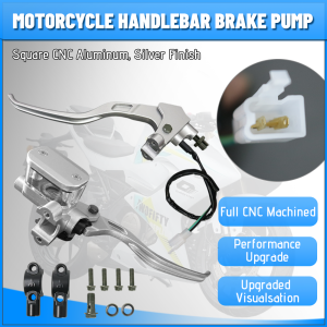Universal CNC Aluminum Motorcycle Brake Master Cylinder Lever Set