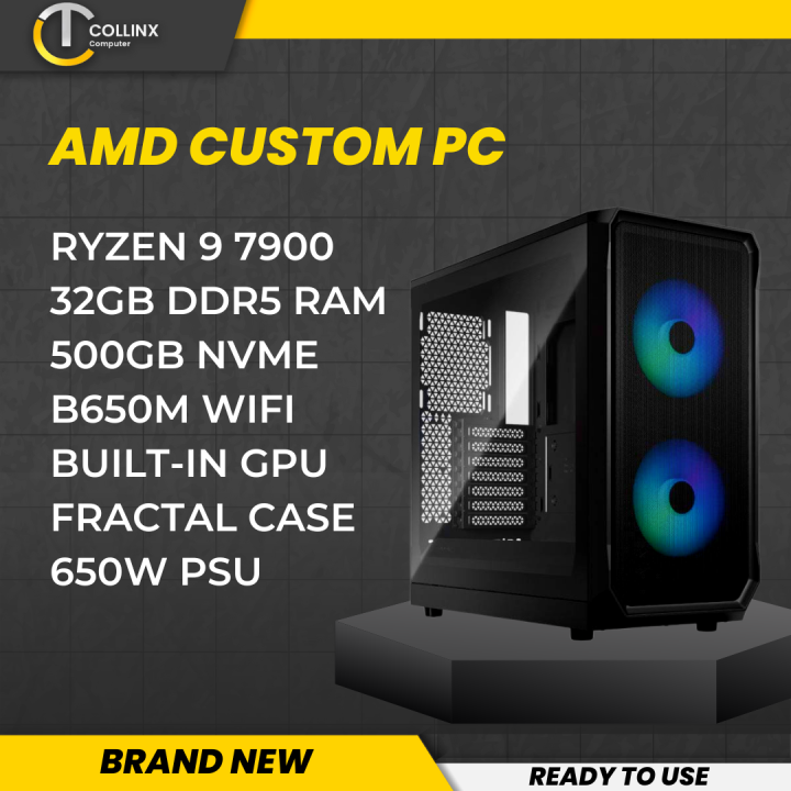 Gaming Pc Build Cosmic Amd Ryzen 9 7900 Cpu Desktop Package With Gaming Pc Build Cosmic Amd Ryzen 9 7900 Cpu Desktop Package With