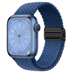 [SG] New Colour Premium New Magnetic Buckle Adjustable Braided Nylon Strap Elastic Band - Series 1/2/3/4/5/6/SE/7/8/SE2/9/10/Ultra/Ultra 1/Ultra 2