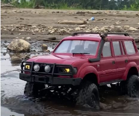 WPL C54 C54-1 RC Car LC80 Rock Crawler 1/16 4WD Land Cruiser RTR Rc Offroad  Adventure Mobilan Lumpur Waterproof Lazada Indonesia