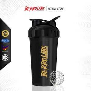 Berro Labs Shaker Bottle 500ml With filter - Heavy Duty Protein Shaker Fitness Equipment