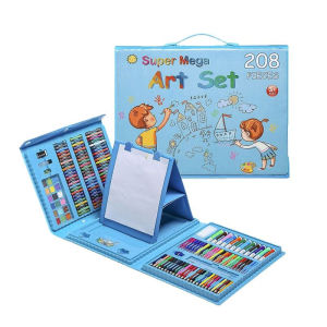 Kids Art Coloring Drawing Set 86/150/208pcs with Crayons Color Pencils / Set Melukis & Mewarna Kanak-Kanak Hadiah