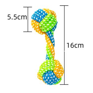 Ella Mall COD Pet Dog Toys Dog Chewing Teeth Cleaning Toys Teeth Grinding Training Fun Play Cotton Balls