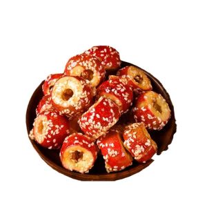 Freeze-dried hawthorn Individual packaging 100g Sesame pitted hawthorn balls Freshly picked Hollow