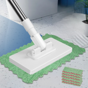 No-Touch Mop  360 Degree Rotating Flat Mop One-Button Disassembly Floor Cleaner