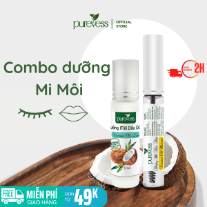 Dưỡng mi dài dưỡng mi dầu dừa dưỡng mi và lông mày mascara dưỡng mi - Purevess gian hàng chính hãng