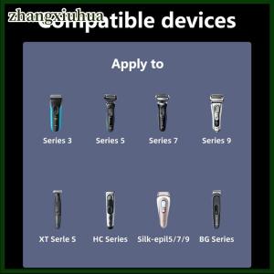 zhangxiuhua Type-C Shaver Adapter Charger Converter For Braun Series 3 5 7 9 XT HC Beard Trimmer Charging Adapter Converter For Braun Series