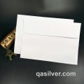 Phong bì trắng nhỏ mini đựng thiệp bao thư chữ nhật 9 x 13.4 cm QA SILVER AC201202. 