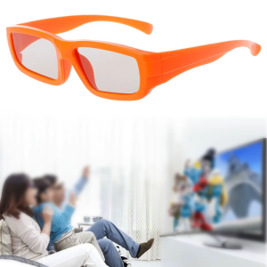 Polarized Passive Kids 3D Glasses with Polarized Lenses Experience 3D Visual Effect No Flash 3D for TV/Movies/Cinema