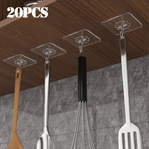 5/10/20pcs Transparent Strong Self Adhesive Door Wall Hangers Hooks Suction Heavy Load Rack Cup Sucker for Kitchen Bathroom