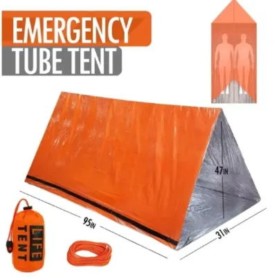 Emergency Waterproof Tent - 2 Person Casa De Camping Pergola for Family Travel & Tourist Gear