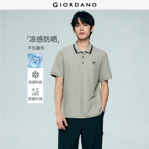 Giordano Beau Monde Men Men High Tech Cool Touch Polo Shirt Free Shipping 13016232