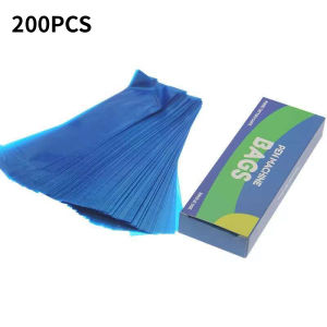 200Pcs Waterproof Tattoo Pen Cover Blue Tattoo Clip Plastic Cord Sleeves Bags Dustproof Disposable Tattoo Pen Bags