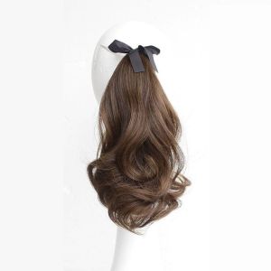 HEALMEYOU Lượn sóng Tóc giả đuôi ngựa Nối tóc Xoăn Kẹp tóc đuôi ngựa Sợi chịu nhiệt Dây Rút Tóc đuôi ngựa Bé gái