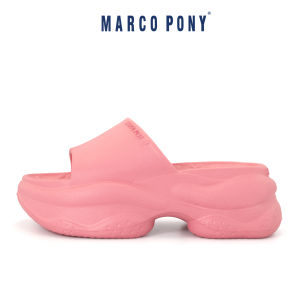 Marco Pony รองเท้าแตะผู้หญิง รองเท้าแตะลําลอง พื้นหนา แฟชั่น กันลื่น ทนต่อการสึกหรอ เบาสบาย สะดวกสบายทุกฤดู ลายอุ้งเท้าแมวน่ารัก MH9024